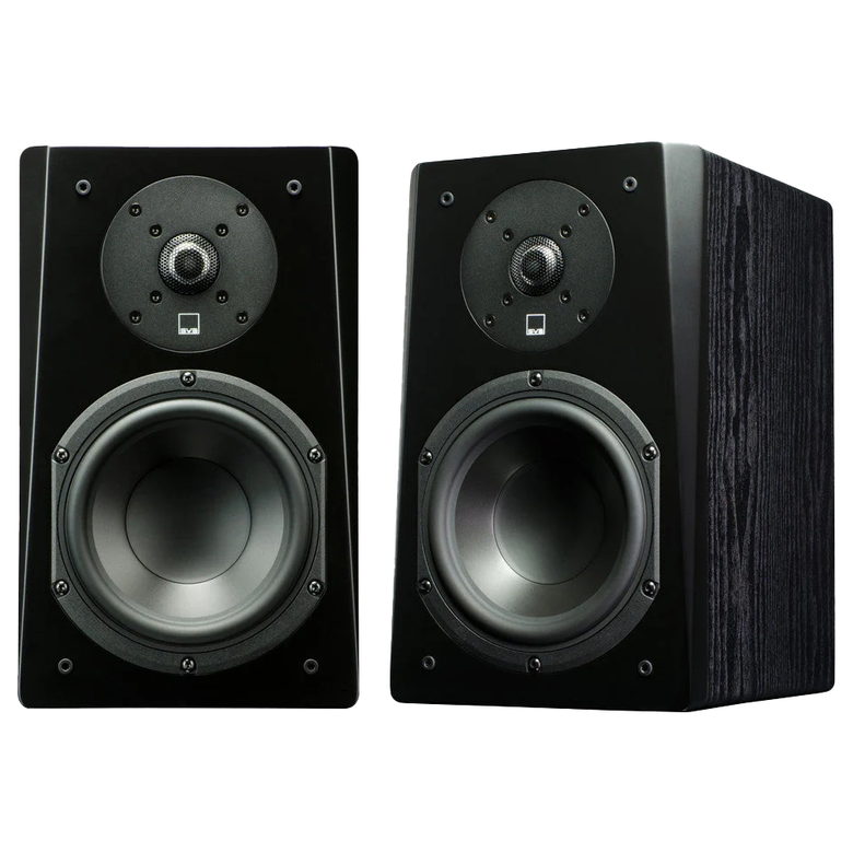 SVS Prime Bookshelf Speaker - Black Ash (Pair) — hero view