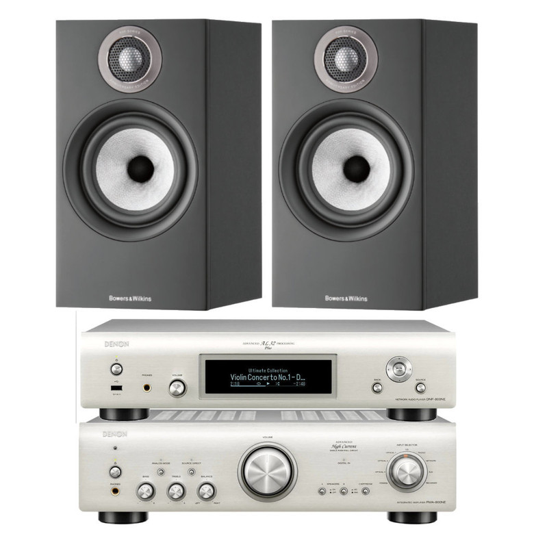 Denon PMA-800NE, DNP-800NE and Bowers & Wilkins 607 S2 Bundle