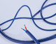 Van Damme Blue Series Studio Grade Speaker Cable stripped end showing twin-axial conductors