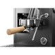 Loewe Aura Pure Espresso Machine brew head and portafilter close-up
