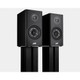 Polk Audio Reserve R100 Bookshelf Speakers Black (Pair) — pair on stands