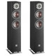 DALI Oberon 5 Floorstanding Speakers Black Ash (Pair) — front view