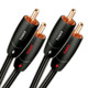 AudioQuest Tower RCA to RCA Interconnect Cable (2m Pair) — RCA connector close-up