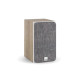 DALI Oberon 1 Bookshelf Speakers Light Oak (Pair) — front view (grille on)
