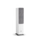 DALI Oberon 5 Floorstanding Speakers White (Pair) — three-quarter view (grille on)