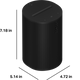 Sonos Era 100 Black smart wireless speaker – QuantumAV