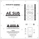 Acoustic Energy AE Sub Subwoofer Matte White