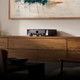 Marantz Model 50 Integrated Amplifier Silver Gold — lifestyle (room setting)