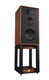 Wharfedale Linton Standmount Speakers Walnut (Pair) — three-quarter angle