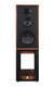 Wharfedale Linton Standmount Speakers Walnut (Pair) — front view on stand