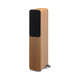 Q Acoustics 3050C Floorstanding Speakers Oak (Pair) — front view (grille on)