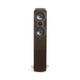 Q Acoustics 3050C Floorstanding Speakers Walnut (Pair) — front view
