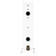 Monitor Audio Silver 500 7G Floorstanding Speakers Natural Walnut (Pair) — rear panel