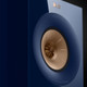 KEF R3 Meta Standmount Speakers Indigo Gloss (Pair) — Uni-Q driver close-up