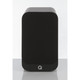 Q Acoustics 3020i Bookshelf Speakers Black (Pair) — front view (grille on)