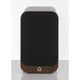 Q Acoustics 3020i Bookshelf Speakers Walnut (Pair) — front view (grille on)