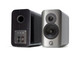Q Acoustics Concept 300 Bookshelf Speakers  (Silver and Ebony) (Pair)