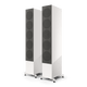 KEF R11 Floorstanding Speakers Gloss White (Pair) — pair with grilles