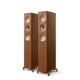 KEF R5 Meta Floorstanding Speakers Walnut (Pair) — hero view