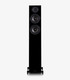 Wharfedale Diamond 12.4 Floorstanding Speakers Black (Pair) — front view