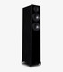 Wharfedale Diamond 12.4 Floorstanding Speakers Black (Pair) — rear three-quarter view