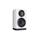 Wharfedale Evo 4.1 Bookshelf Speakers White (Pair) — angled view