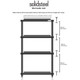 Solid Steel S5-4 Hi-Fi Rack — dimension diagram showing shelf spacing