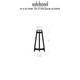 Solid Steel SS-6 Speaker Stands (White) (Pair) — dimensions diagram