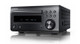 Denon RCD-M41DAB three-quarter angle showing design