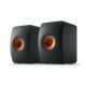 KEF LS50 Meta Bookshelf Speakers Carbon Black (Pair) — hero view