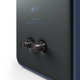KEF LS50 Meta Bookshelf Speakers Royal Blue (Pair) — rear panel and binding posts