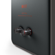 KEF LS50 Meta Bookshelf Speakers Titanium Grey (Pair) — rear panel and binding posts