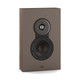 DALI Sonik On-Wall Walnut — angled view (grille off)