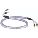 QED Signature Genesis Silver Spiral Terminated Speaker Cable (2m Pair) — hero view