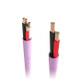 QED QX16/4 LSZH Speaker Cable Pink (100m Box) — QX16/4 and QX16/2 cable comparison