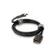 QED Connect USB C(M)-A(F) (0.15m Single) — coiled cable view showing both connectors and QED branding