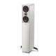 Q Acoustics Concept 50 Floorstanding Speakers Gloss White (Pair) — front three-quarter view