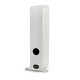 Q Acoustics 5050 Floorstanding Speakers Satin White (Pair) — rear three-quarter view