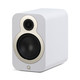 Q Acoustics 3030c Satin White - front angle view without grille