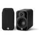 Q Acoustics 5010 5.1 Plus Cinema Pack Matt Black — 5010 bookshelf speaker pair with and without grille