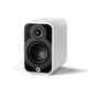 Q Acoustics 5010 5.1 Plus Cinema Pack Satin White — 5010 bookshelf speaker angle view