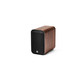 Q Acoustics M20 Wireless Music System Walnut (Pair) — single speaker three-quarter view
