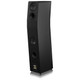 SVS Ultra Evolution Tower Speaker - Black Ash - Angled Front View with Drivers