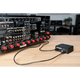 SVS SoundPath Tri-Band Wireless Audio Adapter — connected to AV receiver