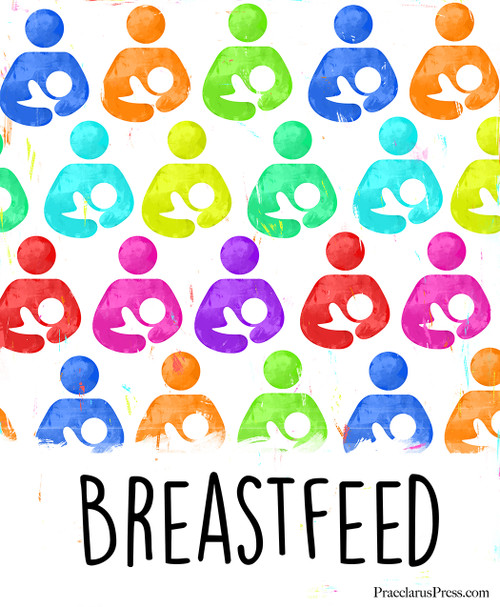 Free Poster-Breastfeeding Together 