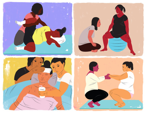 Doula illustration bundle-March 2022