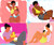 Laid  back breastfeeding illustration bundle