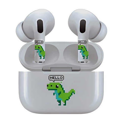 AirSkins - Stylish & Durable Decals for AirPods 4, T Rex Design Earbuds & Case Skin, Scratch-Resistant, Precision Fit, Wireless Charging Friendly, Easy Application - 58 Designs Available