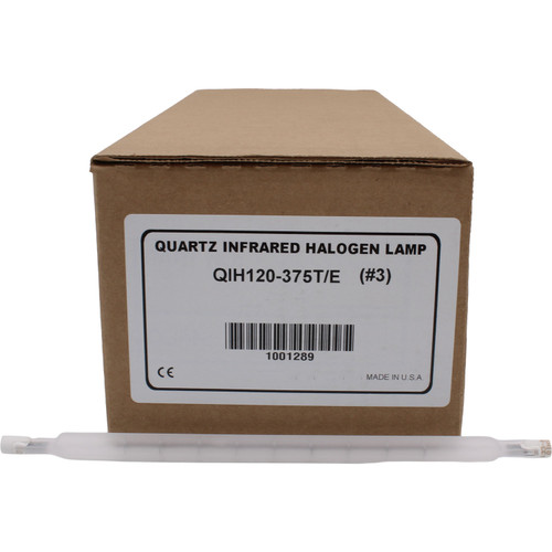 Ushio 375 Quartz Infrared Heater QIH120-375T/E Halogen Lamp