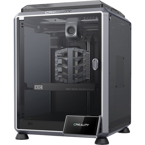 Creality K1C 3D Printer - 600mm/s High-Speed Printing, 220x220x250mm Build Volume, AI LiDAR & Camera, Auto-Leveling, 300°C High-Temp Nozzle, Carbon Fiber Filament Support